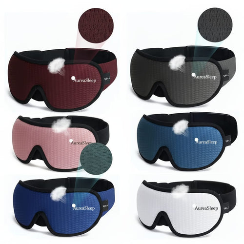 Masque de Sommeil AuréaSleep Multicolore – Confort & Style